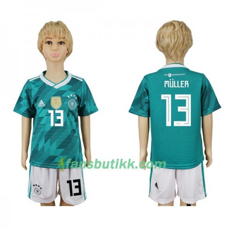 Fotball-VM 2018 Tyskland drakt Müller 13 Barn Bortetrøye